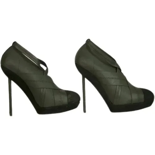 Pre-owned Leather heels , female, Sizes: 7 UK - Saint Laurent Vintage - Modalova
