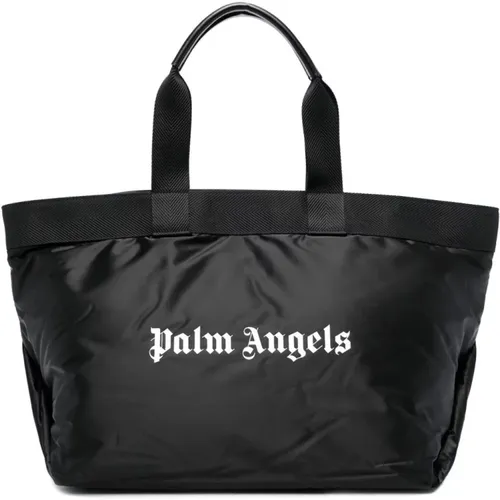 Tote Bags, male, , Size: ONE SIZE Padded Tote Bag - Palm Angels - Modalova