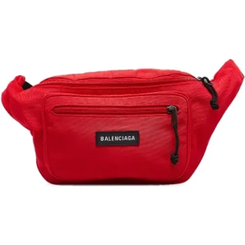 Pre-owned Belt Bags, female, , Size: ONE SIZE Pre-owned Canvas crossbody-bags - Balenciaga Vintage - Modalova