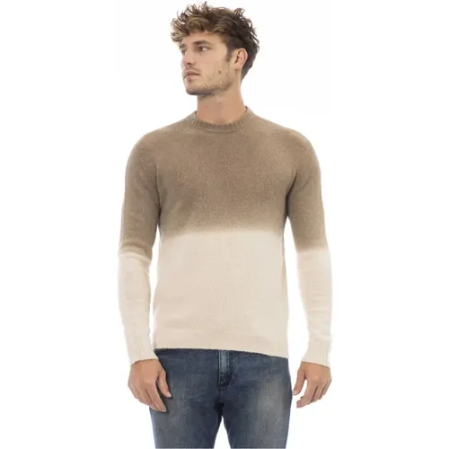 Rundhals Langarm Pullover - Alpha Studio - Modalova