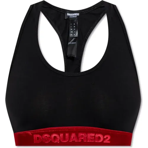 Bras, female, , Size: S Logo Bra - Dsquared2 - Modalova