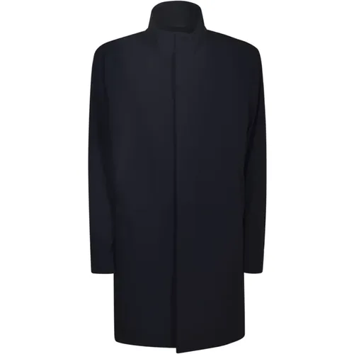 Single-Breasted Coats, male, , Size: 3XL Stylish Coats for Men - Giorgio Armani - Modalova