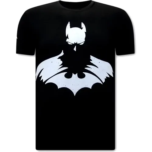 Herren Batman Print T-Shirt , Herren, Größe: 2XL - Local Fanatic - Modalova