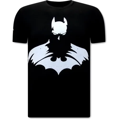 Herren Batman Print T-Shirt , Herren, Größe: XL - Local Fanatic - Modalova