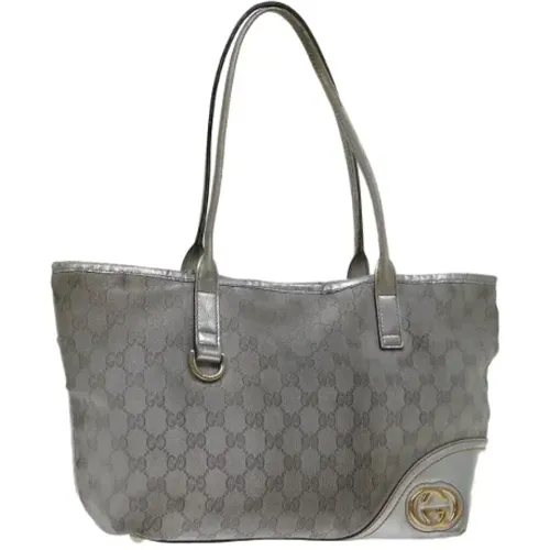 Pre-owned Tote Bags, female, , Size: ONE SIZE Pre-owned Canvas totes - Gucci Vintage - Modalova