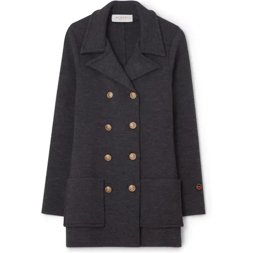 Clic Victoria Jacket in Antracite , female, Sizes: S - Busnel - Modalova