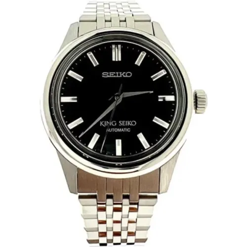 King Automatic Watch , male, Sizes: ONE SIZE - Seiko - Modalova