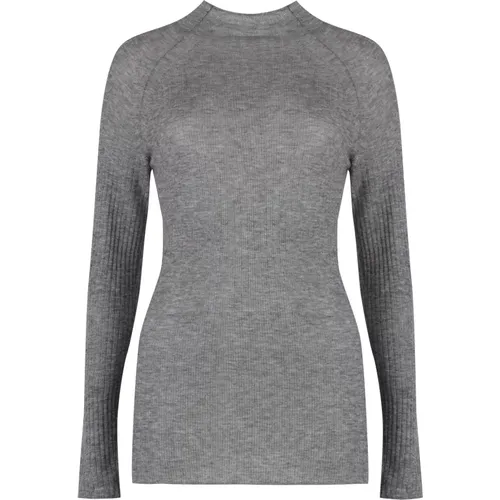 Gerippter Wollrollkragenpullover , Damen, Größe: L - Wolford - Modalova