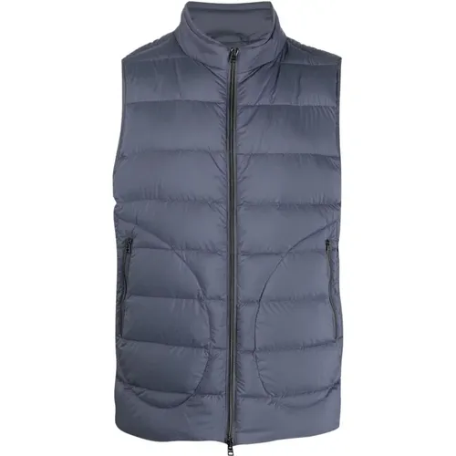 Men's woven vest , male, Sizes: L, 2XL - Herno - Modalova