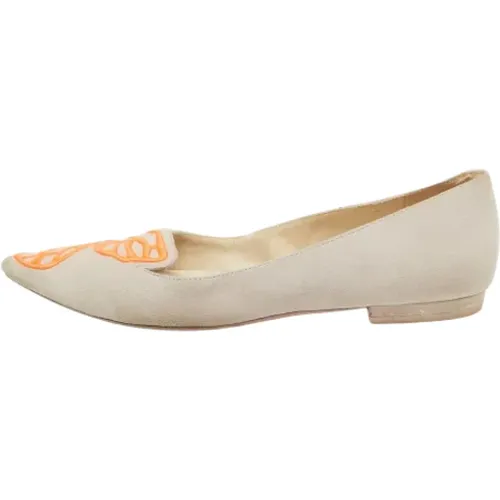 Pre-owned Flats, female, , Size: 7 US Pre-owned Suede flats - Sophia Webster Pre-owned - Modalova