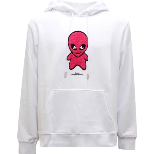 Hoodies, male, , Size: M Garment Sweatshirt Made in Italy - Gcds - Modalova