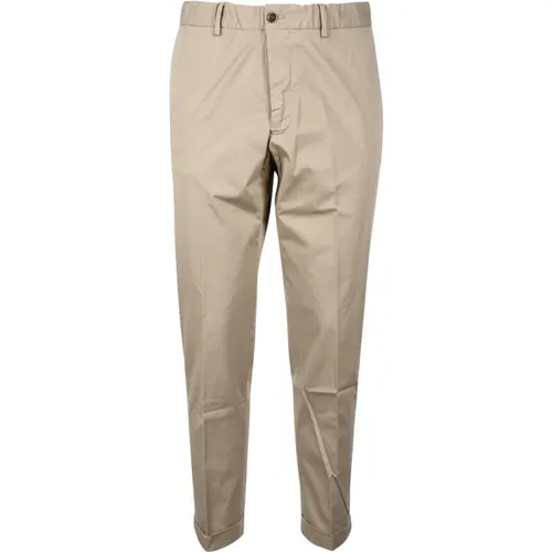 Chinos, male, , Size: XS Cotton Elastane Pants - Briglia - Modalova