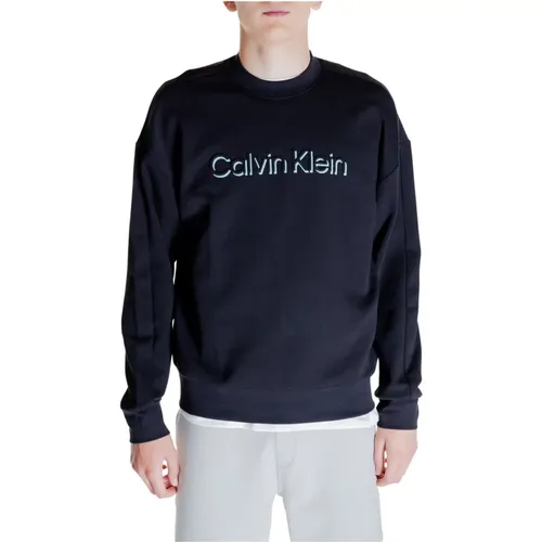 Sweatshirts, male, , Size: M Print Sweatshirt Fall/Winter - Calvin Klein - Modalova