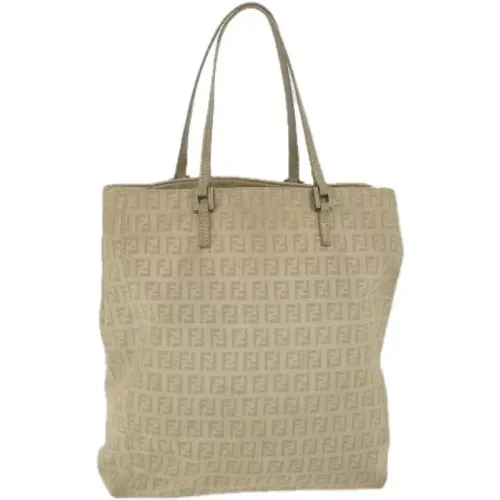 Pre-owned Tote Bags, female, , Size: ONE SIZE Pre-owned Canvas fendi-bags - Fendi Vintage - Modalova