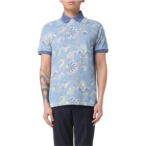 Polo Shirts, male, , Size: S Paisley Polo Shirt - ETRO - Modalova