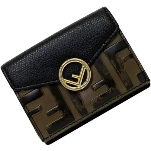 Pre-owned Wallets, unisex, , Size: ONE SIZE Pre-owned Leather wallets - Fendi Vintage - Modalova