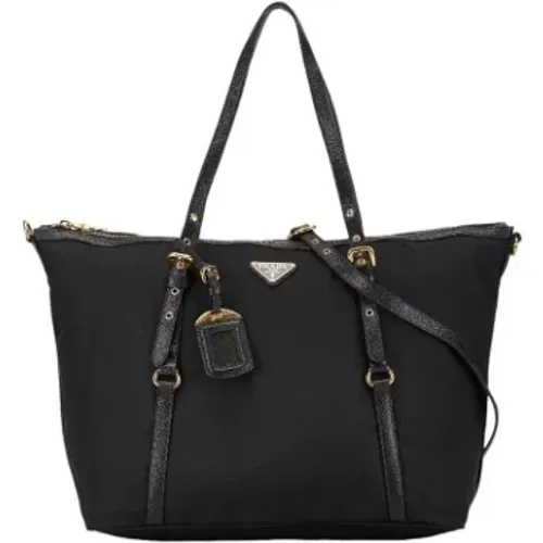 Pre-owned Tote Bags, female, , Size: ONE SIZE Pre-owned Leather totes - Prada Vintage - Modalova