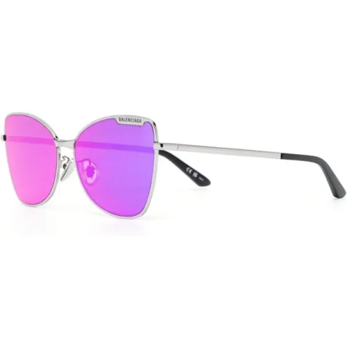 Gray Sunglasses, versatile and stylish , female, Sizes: 60 MM - Balenciaga - Modalova