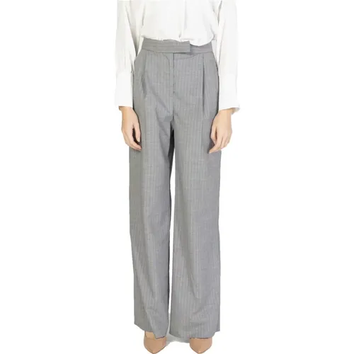 Wide Trousers, female, , Size: L Wide Leg Pants Spring/Summer Collection - RINASCIMENTO - Modalova