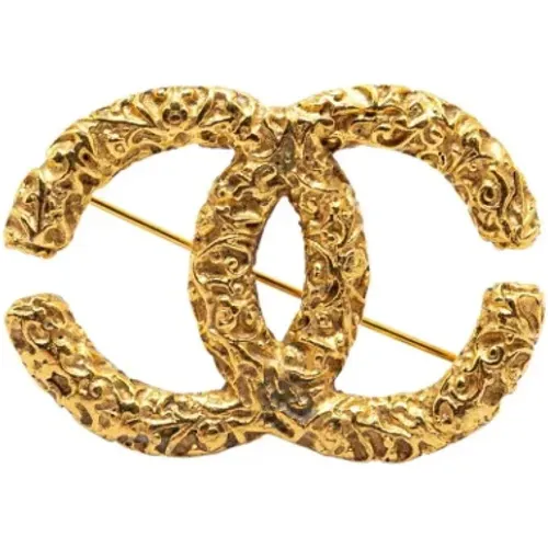 Pre-owned Jewellery, female, , Size: ONE SIZE Pre-owned Metal brooches - Chanel Vintage - Modalova