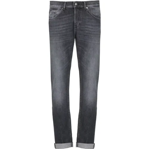 Skinny Cotton Mans Jeans , male, Sizes: W33, W36, W38, W29, W32, W35, W34, W31, W30 - Dondup - Modalova