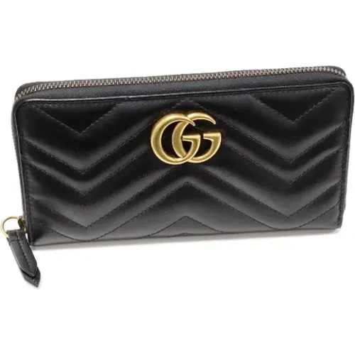 Pre-owned Wallets, female, , Size: ONE SIZE Pre-owned Leather wallets - Gucci Vintage - Modalova