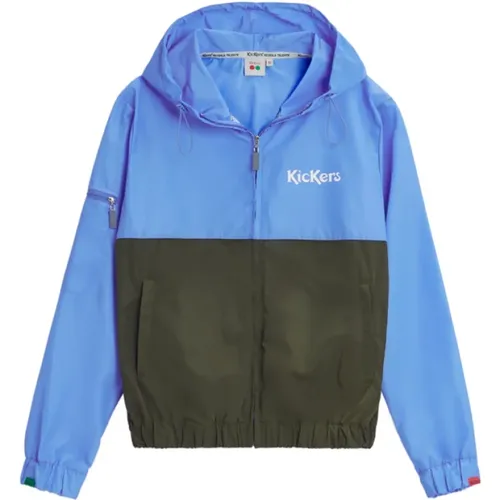 Polyester Lifestyle Regenjacke , Herren, Größe: L - Kickers - Modalova