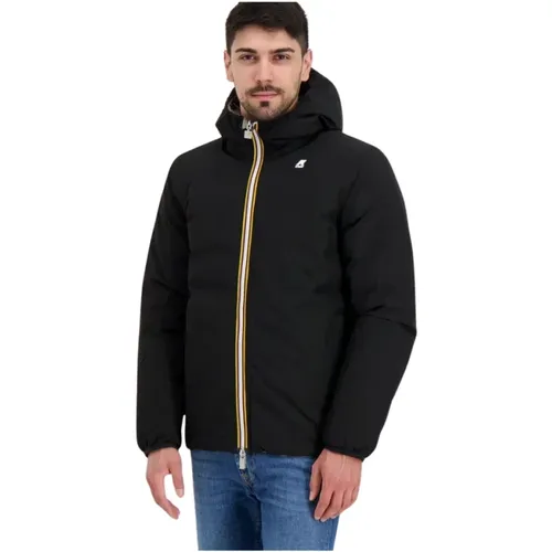 Men Short Eco Stretch Thermo Jacket , male, Sizes: XL, M - K-way - Modalova