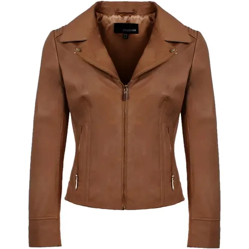 Leather Jackets , female, Sizes: 2XL, M, S, XL, L - Studio AR by Arma - Modalova