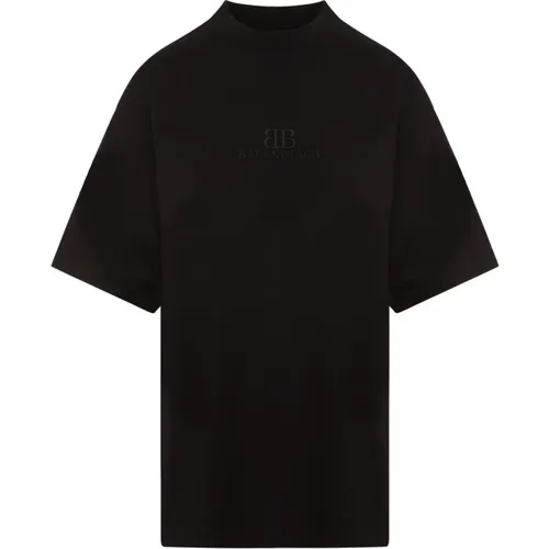 Washed T-Shirt , female, Sizes: 2XS, S, XS, M - Balenciaga - Modalova