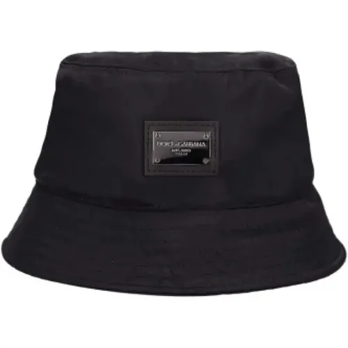 Hats, male, , Size: 59 CM Bucket Hat - Dolce & Gabbana - Modalova