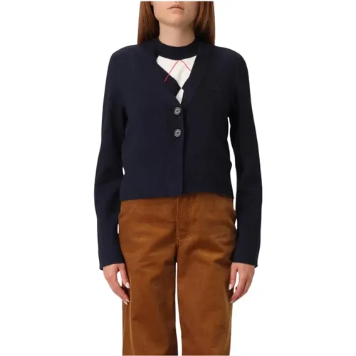 Cardigans, female, , Size: M Buttoned Cardigan - A.p.c. - Modalova