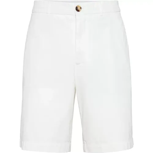 Elegante Herrenshorts , Herren, Größe: XL - BRUNELLO CUCINELLI - Modalova