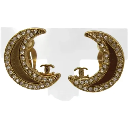 Pre-owned Metal earrings , female, Sizes: ONE SIZE - Chanel Vintage - Modalova