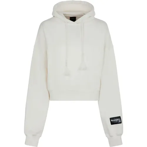 Cropped Hoodie , Damen, Größe: M - F**k - Modalova