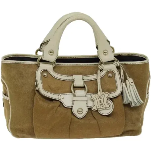 Pre-owned Handbags, female, , Size: ONE SIZE Pre-owned Canvas celine-bags - Celine Vintage - Modalova