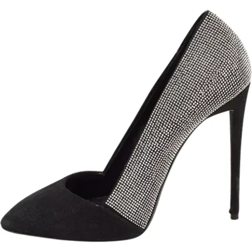 Pre-owned Suede heels , female, Sizes: 4 UK - Giuseppe Zanotti Pre-owned - Modalova