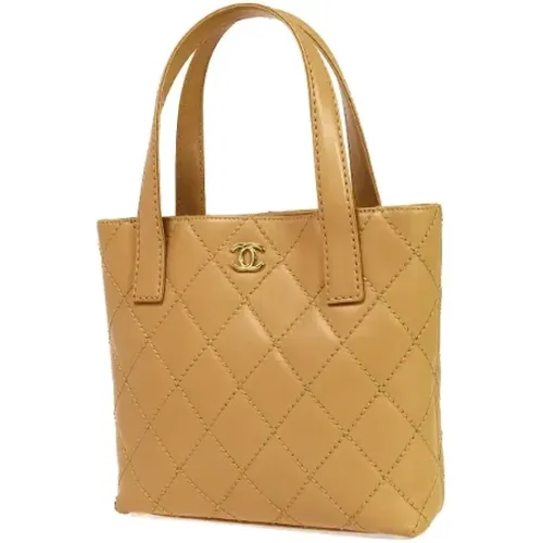 Pre-owned Tote Bags, female, , Size: ONE SIZE Pre-owned Leather chanel-bags - Chanel Vintage - Modalova