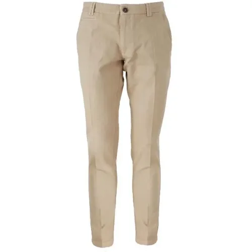 Chinos, male, , Size: W36 Mens Cotton Chino Pants Slim Fit - YES ZEE - Modalova