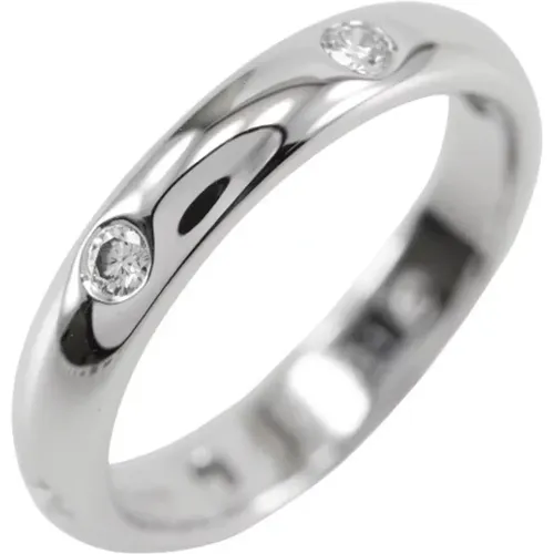 Pre-owned Jewellery, female, , Size: ONE SIZE Pre-owned White Gold rings - Cartier Vintage - Modalova