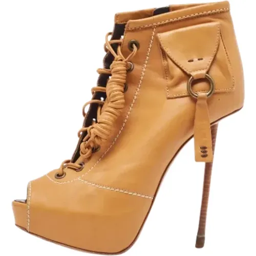 Pre-owned Leder boots , Damen, Größe: 36 EU - Giuseppe Zanotti Pre-owned - Modalova