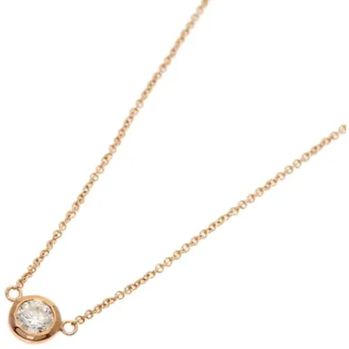 Pre-owned Jewellery, female, , Size: ONE SIZE Pre-owned Rose Gold necklaces - Tiffany & Co. Pre-owned - Modalova