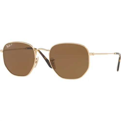 Hexagonal Flat Lenses Sunglasses , male, Sizes: 51 MM - Ray-Ban - Modalova