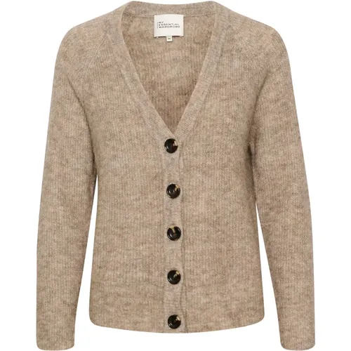 THE Knit Cardigan , female, Sizes: 2XL, L - My Essential Wardrobe - Modalova