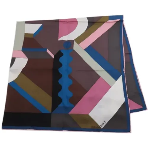 Pre-owned Scarves, female, , Size: ONE SIZE Pre-owned Silk scarves - Hermès Vintage - Modalova