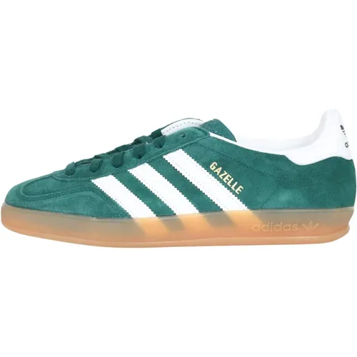 Grüne Gazelle Indoor Sneakers , Herren, Größe: 38 2/3 EU - adidas Originals - Modalova