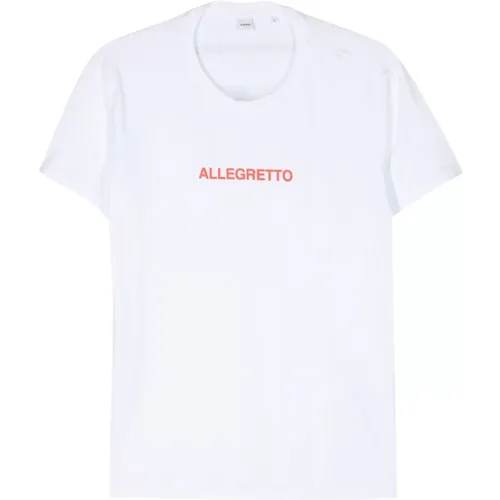 Baumwoll T-Shirt mit Einzigartigem Design , Herren, Größe: 2XL - Aspesi - Modalova