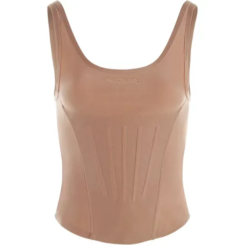 Antikrosa Korsett Top , Damen, Größe: S - Mugler - Modalova