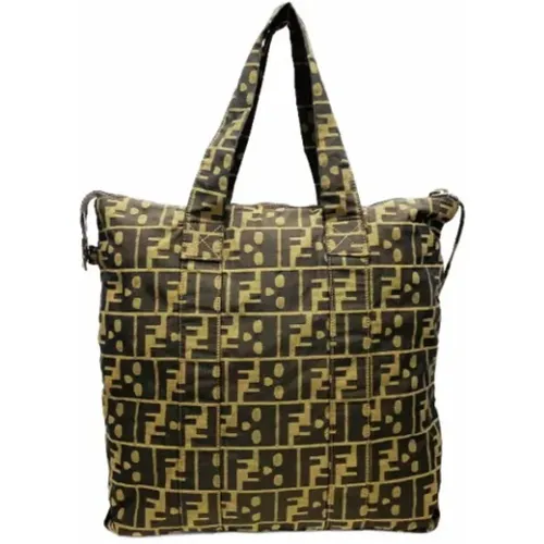 Pre-owned Tote Bags, female, , Size: ONE SIZE Pre-owned Fabric totes - Fendi Vintage - Modalova