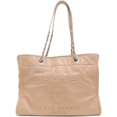 Pre-owned Tote Bags, female, , Size: ONE SIZE Pre-owned Leather chanel-bags - Chanel Vintage - Modalova